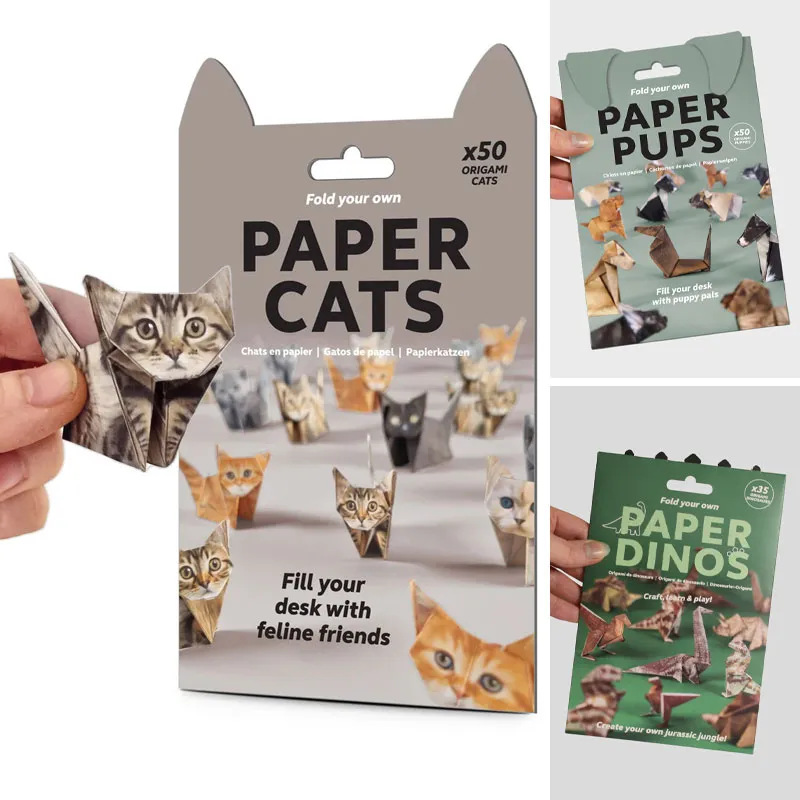 Art Craft Dinosaur - Gatos de Papel Creativos para Manualidades,