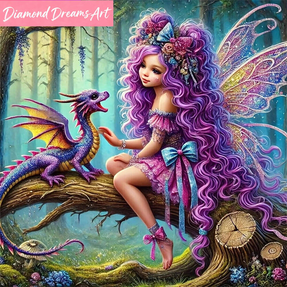 Art Craft Dinosaur - Pintura de Retrato de Niña con