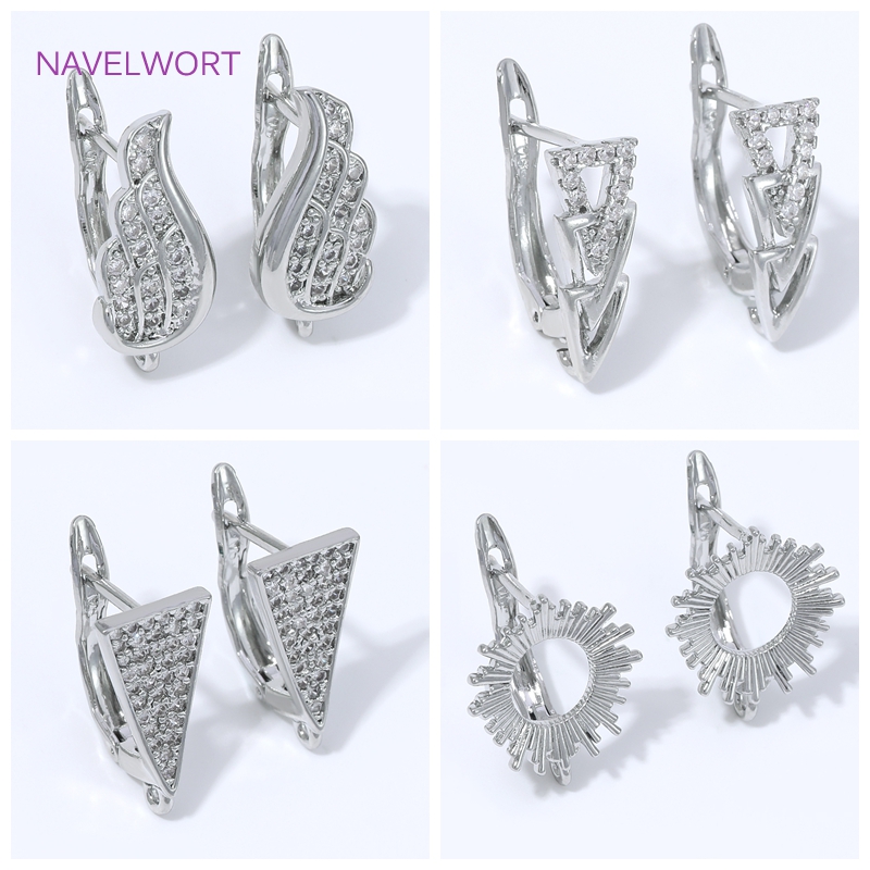 Art Craft Making - Ganchos para pendientes chapados en oro