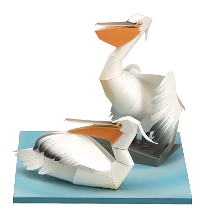 Art Craft With Cardboard - Arte de origami del pélvicano dálmata