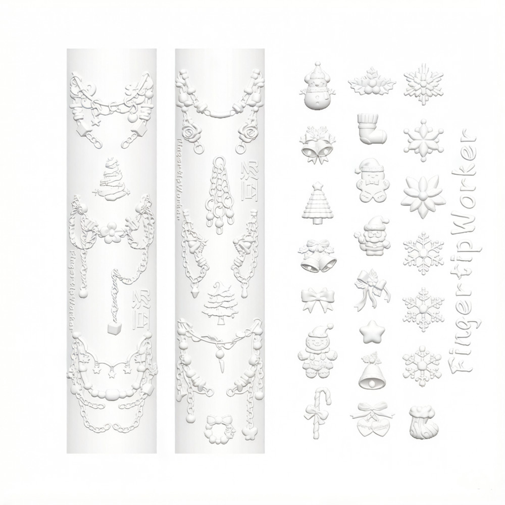 Art And Craft Xmas Tree - Molde de silicona 3D de Navidad