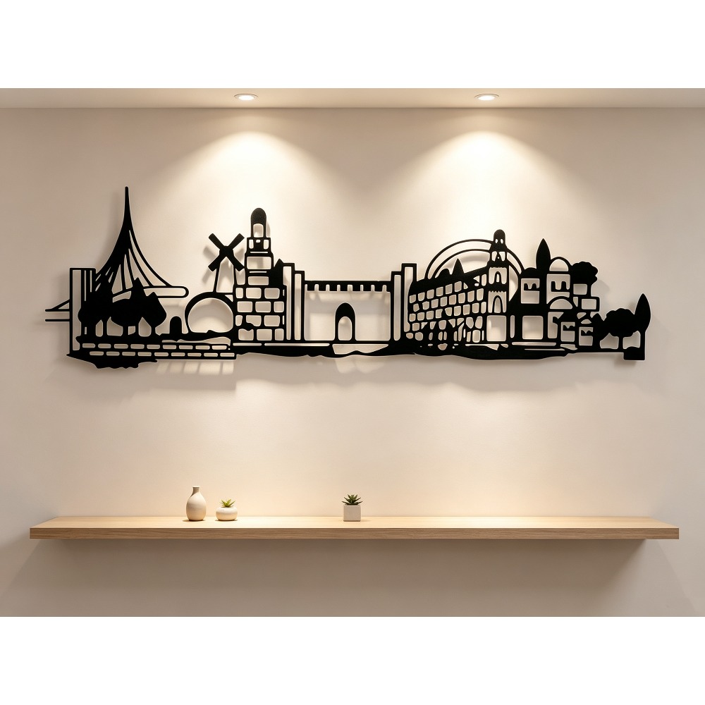Art & Craft Paper Origami - CIFBUY Arte de pared de metal,
