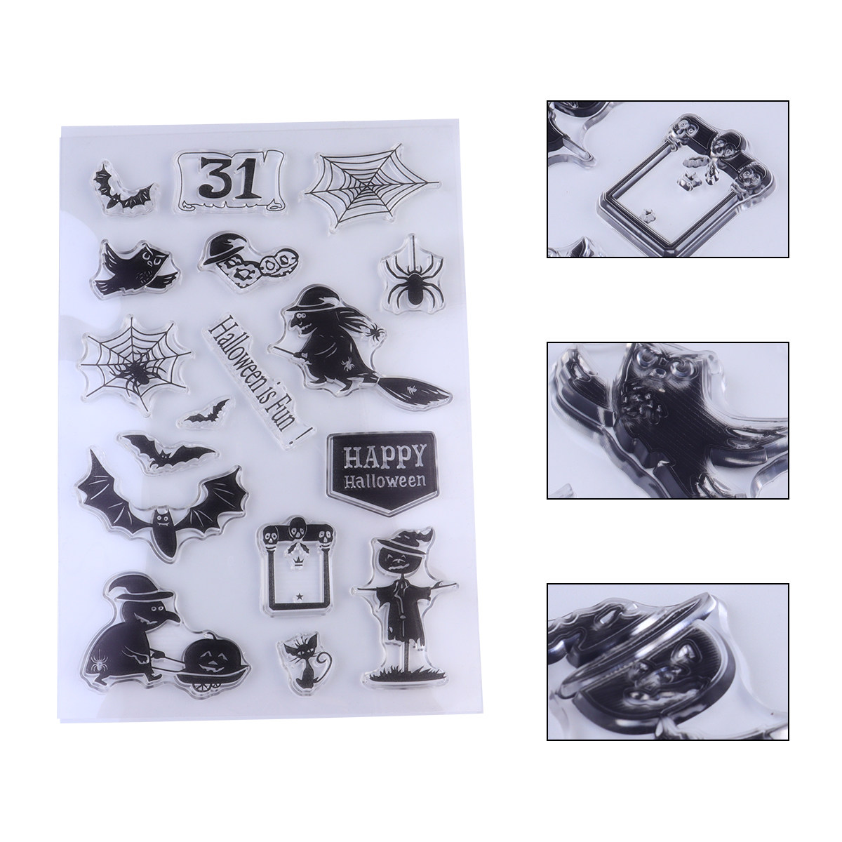 Art Craft Halloween Preschool - Sellos de silicona para niños, herramienta