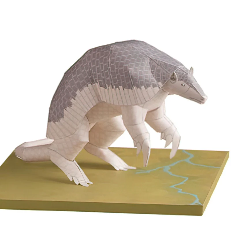 Art Craft With Cardboard - Armadillo gigante arte de Origami Mini
