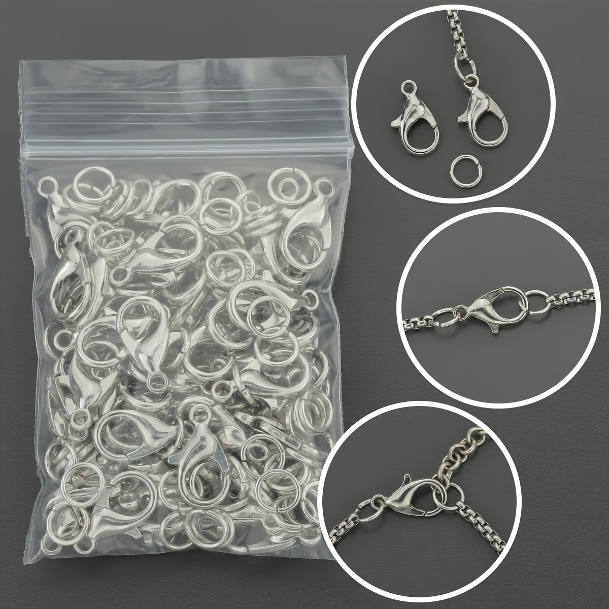 1/2/300 piezas Broches de lang - Art Craft Making reseña y precio