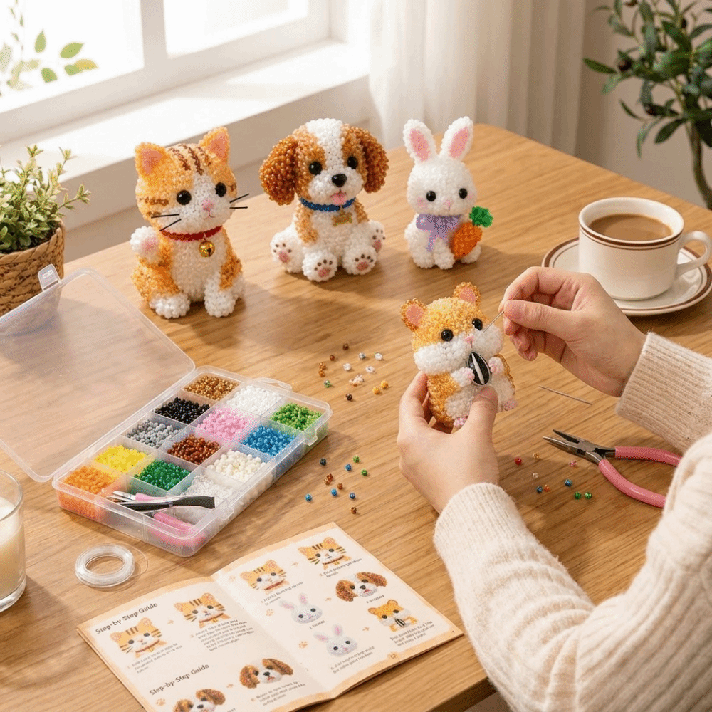 Kit de bordado de cuentas de a - Art Craft Education reseña y precio