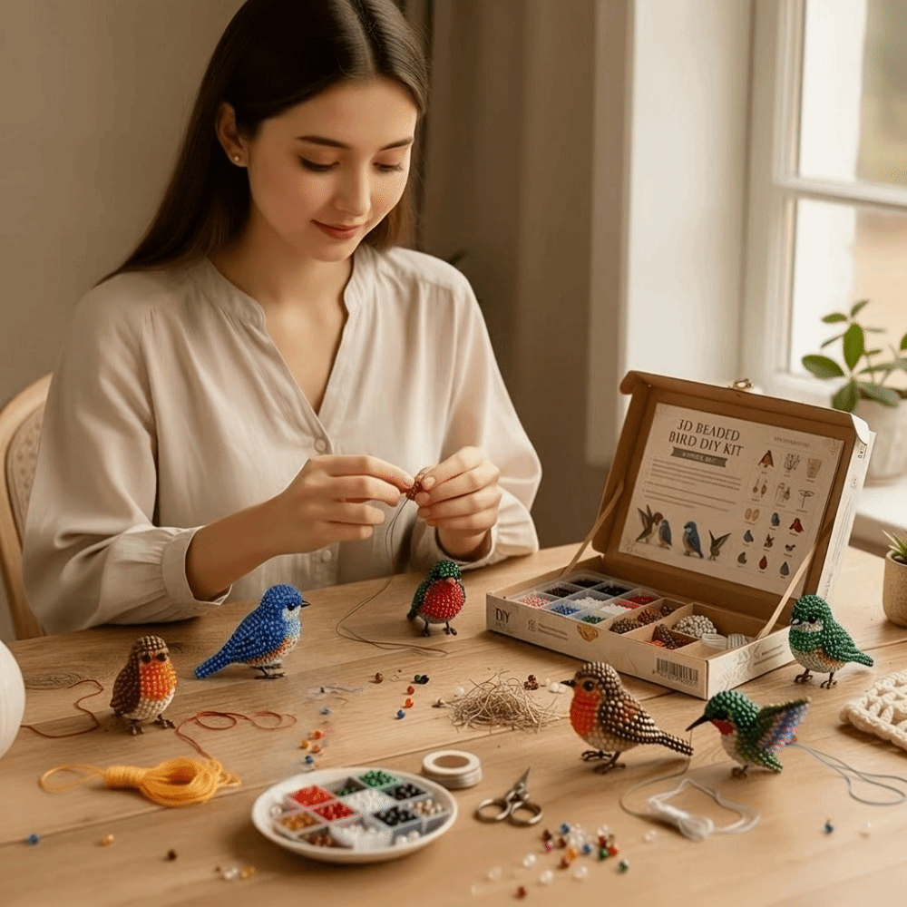 Kit de bordado de cuentas de a - Art Craft Education reseña y precio