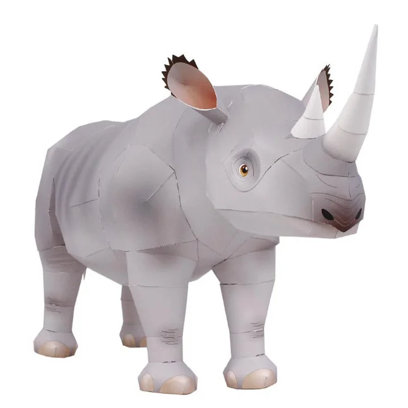 Rinoceronte con gancho, arte d - Art Craft With Cardboard reseña y precio