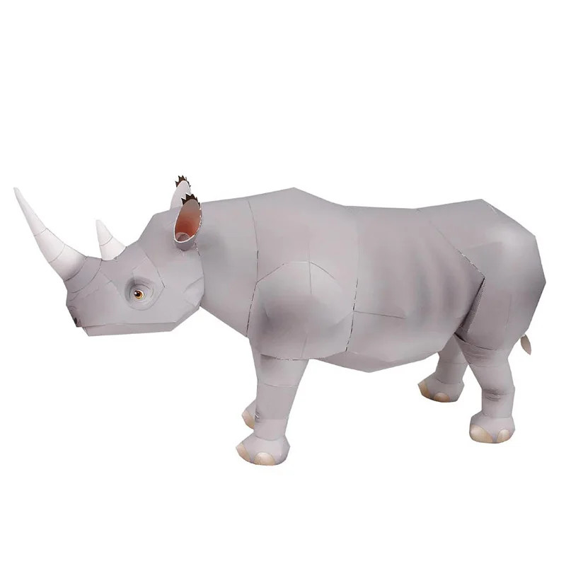 Rinoceronte con gancho, arte d - Art Craft With Cardboard reseña y precio