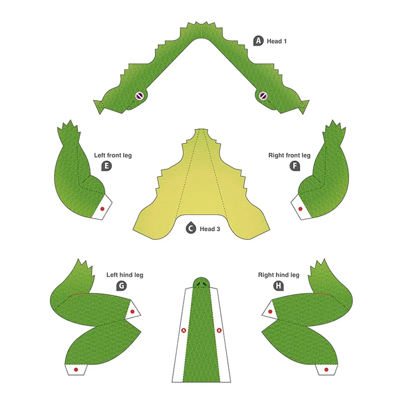 Cocodrilo plegable Origami Art - Art Craft With Cardboard reseña y precio