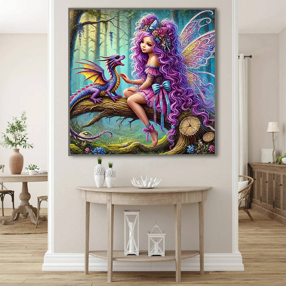Pintura de Retrato de Niña con - Art Craft Dinosaur reseña y precio