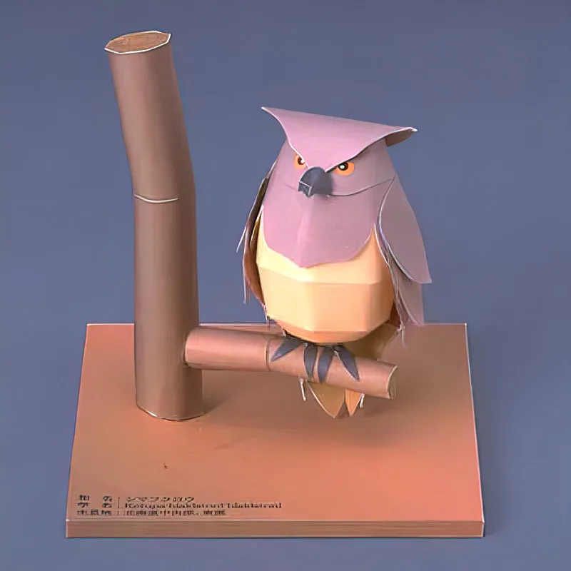 Blakiston's Fish Owls Origami  - Art Craft With Cardboard reseña y precio