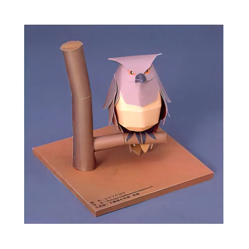 Blakiston's Fish Owls Origami  - Art Craft With Cardboard reseña y precio