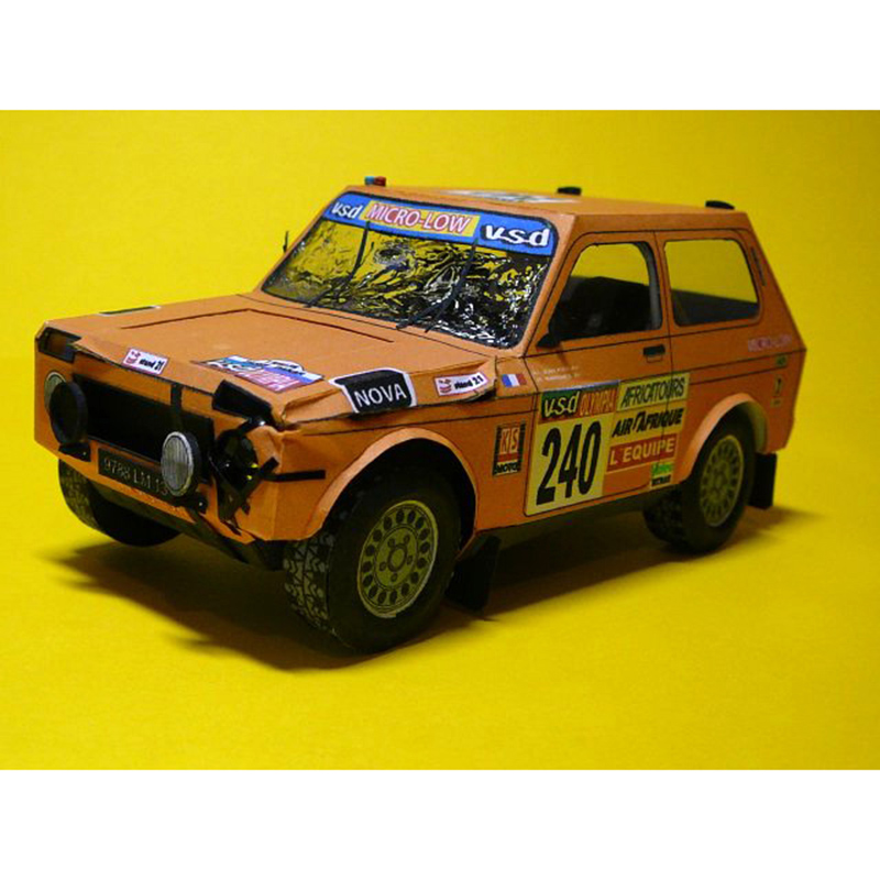 LADA NIVA-coche de carreras de - Art Craft With Cardboard reseña y precio