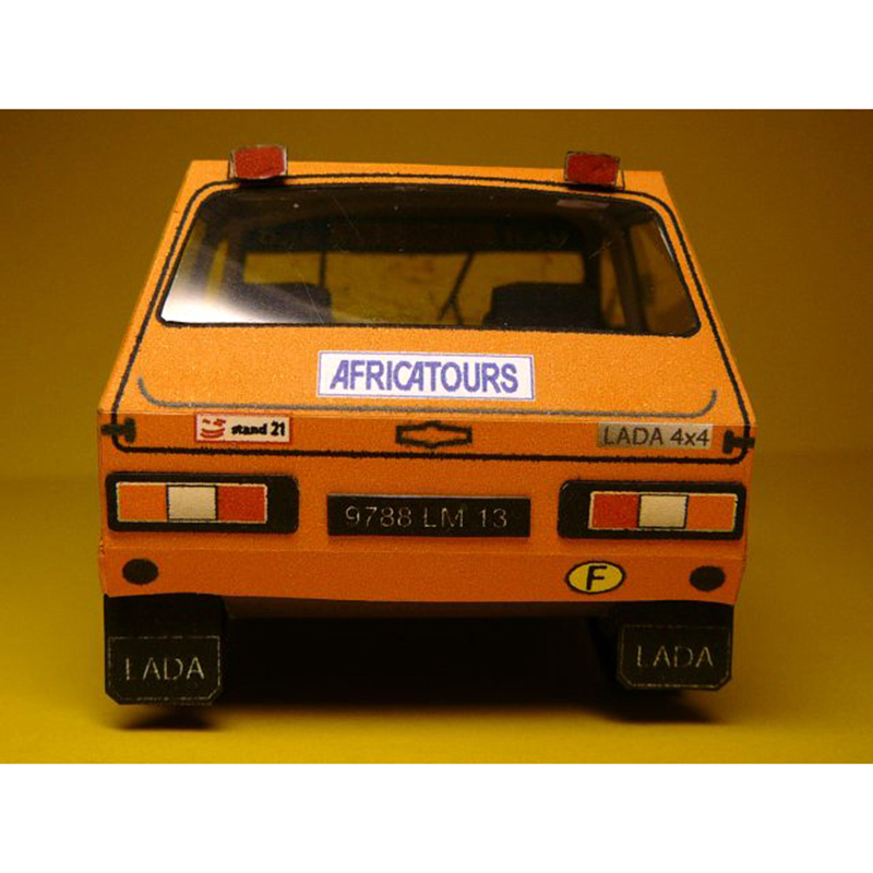 LADA NIVA-coche de carreras de - Art Craft With Cardboard reseña y precio