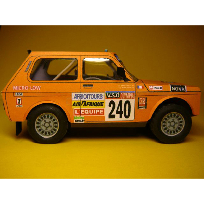 LADA NIVA-coche de carreras de - Art Craft With Cardboard reseña y precio