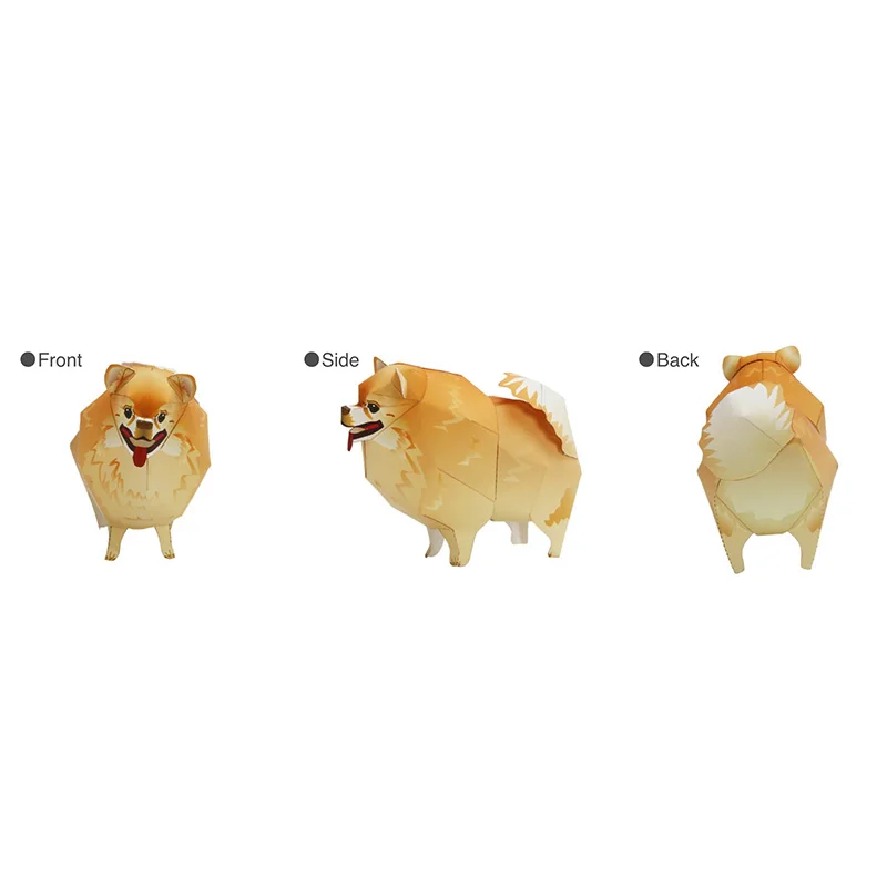 Perro Pomerania plegable Origa - Art Craft With Cardboard reseña y precio