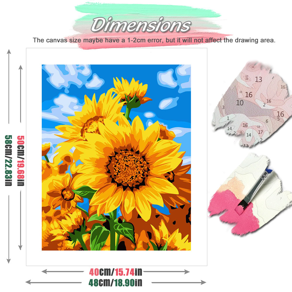 HUACAN-pintura al óleo por núm - Art And Craft Numbers reseña y precio