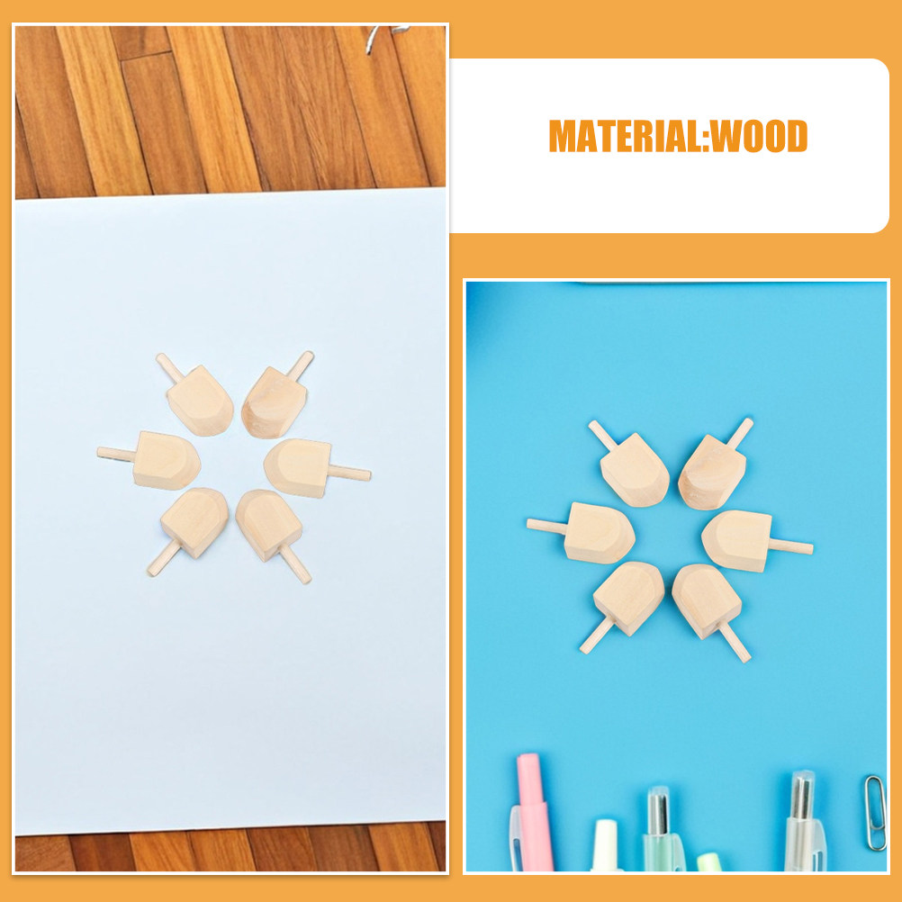 20 piezas de dreidels de mader - Art Craft Education reseña y precio