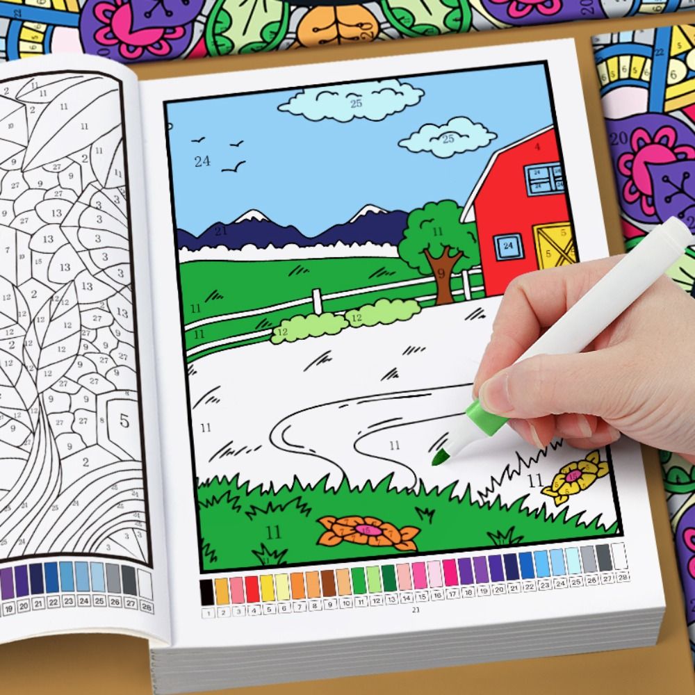 Libro de Pintura por Números D - Art And Craft Numbers reseña y precio