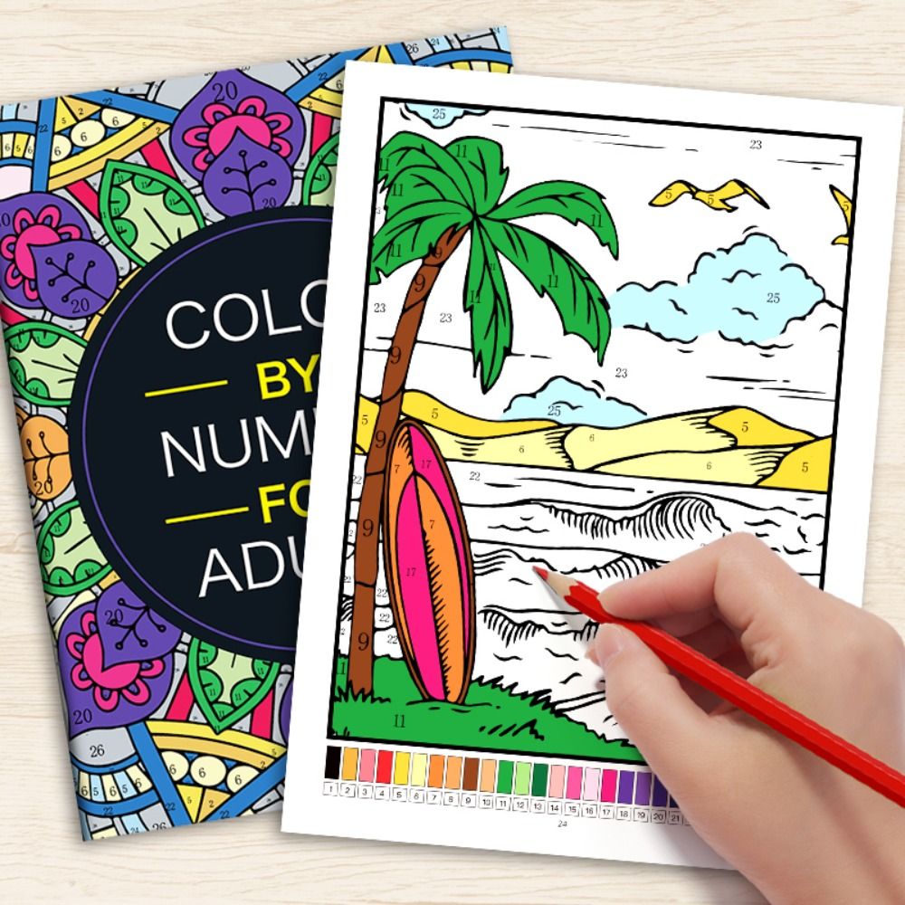 Libro de Pintura por Números D - Art And Craft Numbers reseña y precio