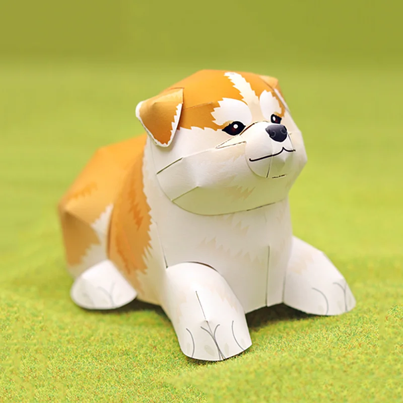 Akita Shiba Inu plegable hecho - Art Craft With Cardboard reseña y precio