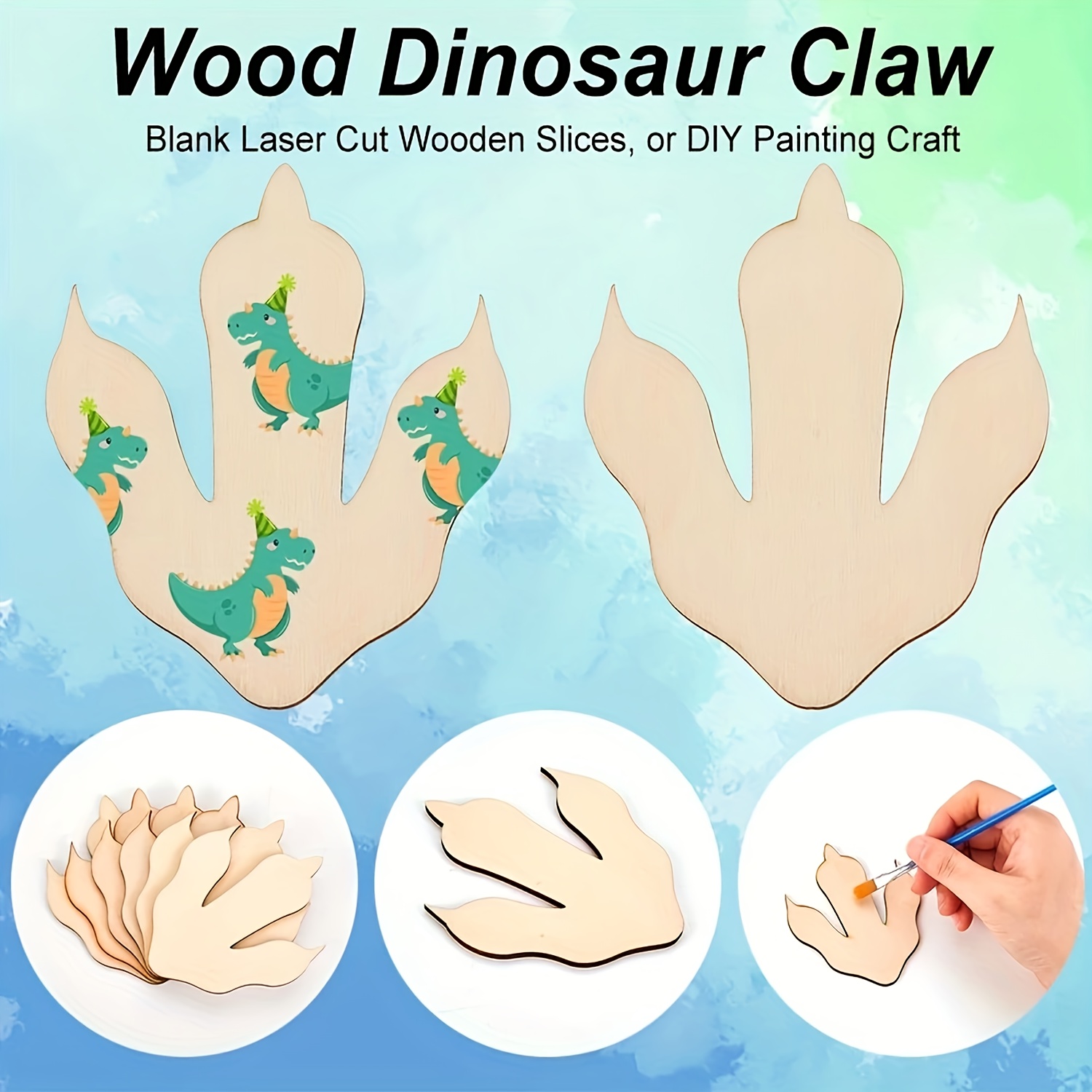 10/20 piezas de huellas de din - Art Craft Dinosaur reseña y precio