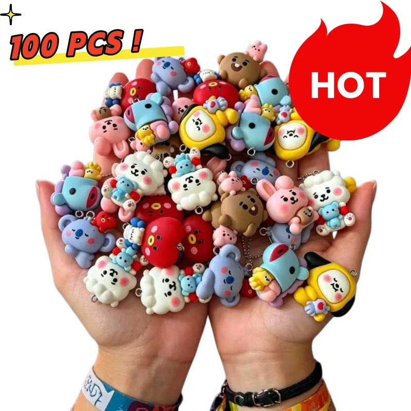 7 piezas de dijes de resina BT - Art Craft Making reseña y precio