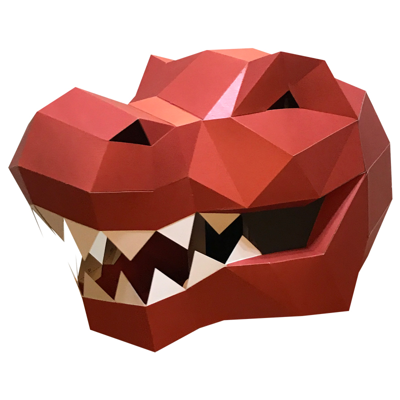 Máscara de Animal Tiranosaurio - Art Craft With Cardboard reseña y precio
