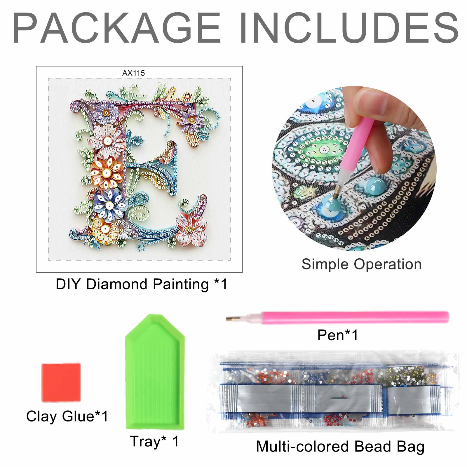 Kits de pintura de diamantes c - Art Craft Kite reseña y precio