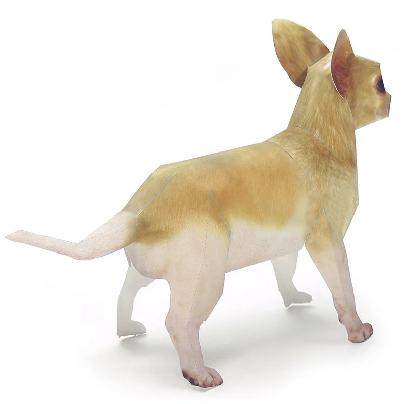 Chihuahua perro Origami arte m - Art Craft With Cardboard reseña y precio