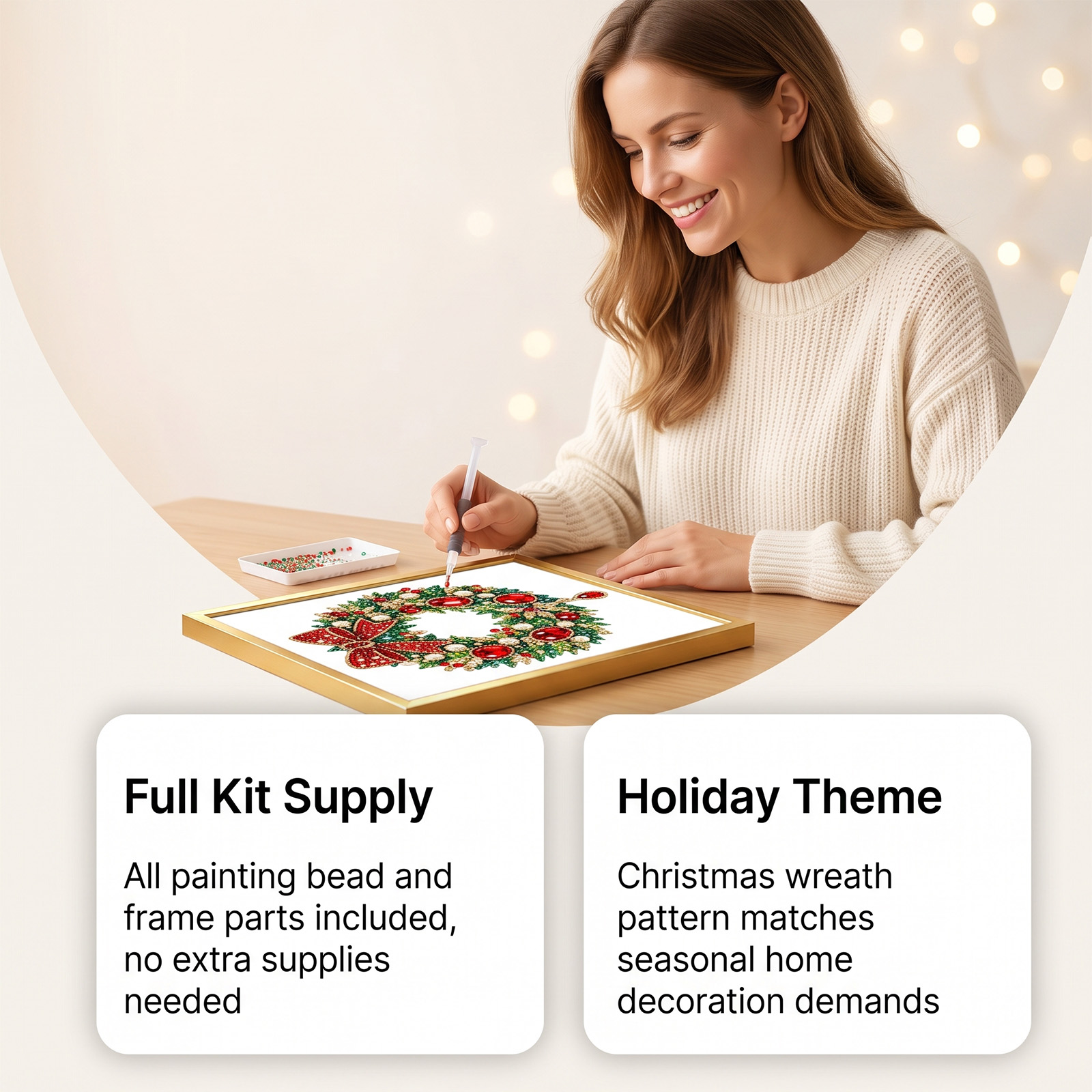 Kit de pintura de diamantes DI - Art And Craft Xmas Tree reseña y precio