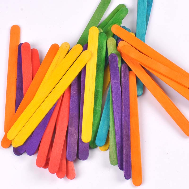 Palitos de madera Natural y co - Art Craft Education reseña y precio